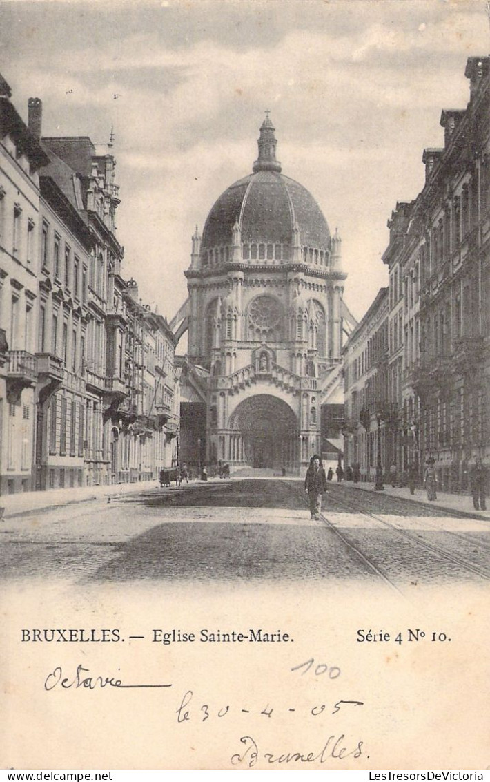 BELGIQUE - Bruxelles - Eglise Sainte Marie - Carte Postale Ancienne - Sonstige & Ohne Zuordnung