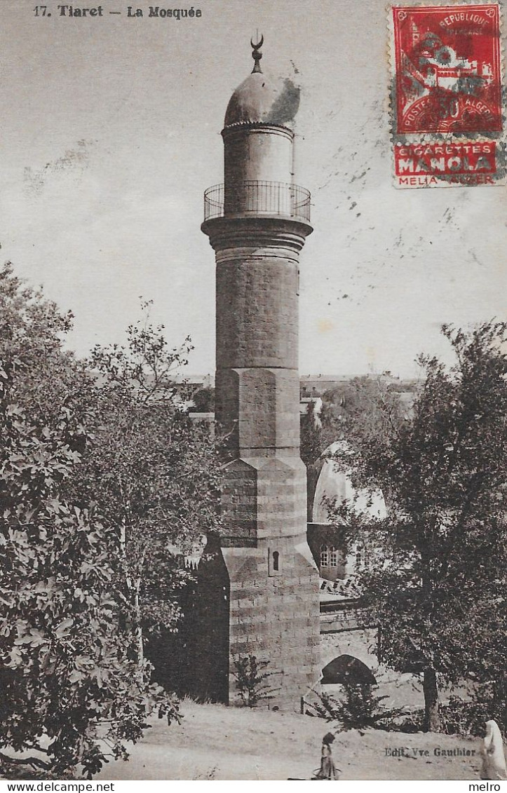 CPA - Algérie  - TIARET  - La Mosquée  (écrit En 19-2-1936). - Tiaret