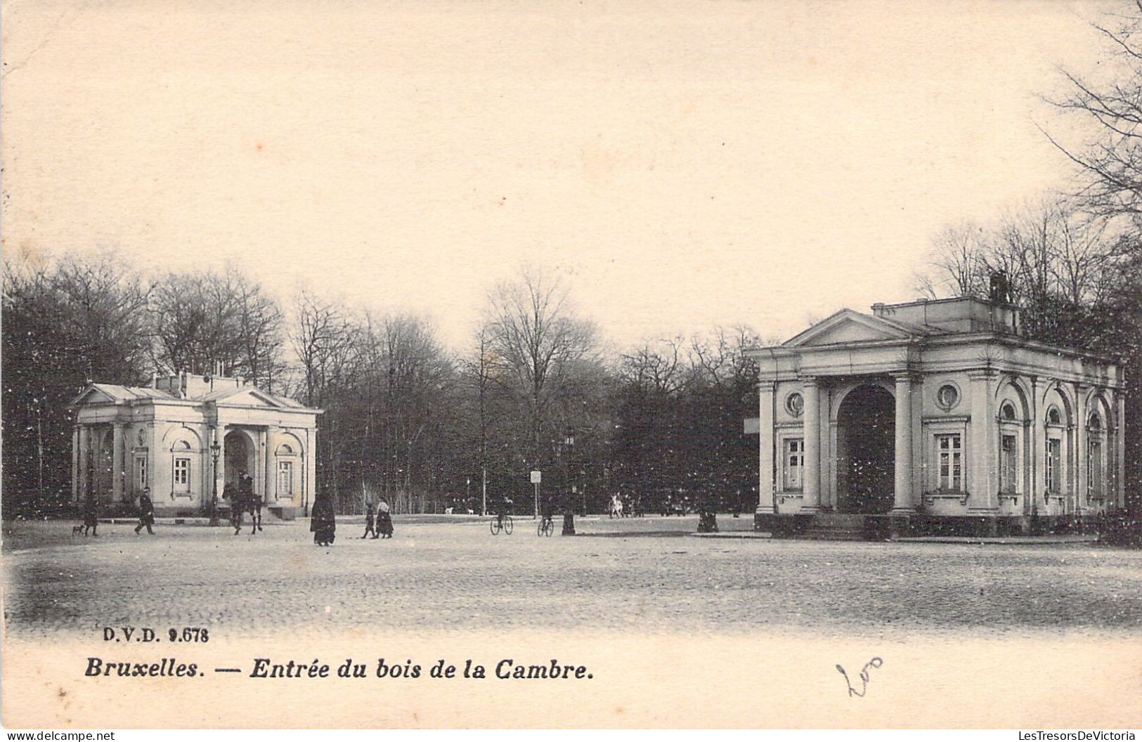 BELGIQUE - Bruxelles - Entrée Du Bois De La Cambre - Carte Postale Ancienne - Otros & Sin Clasificación