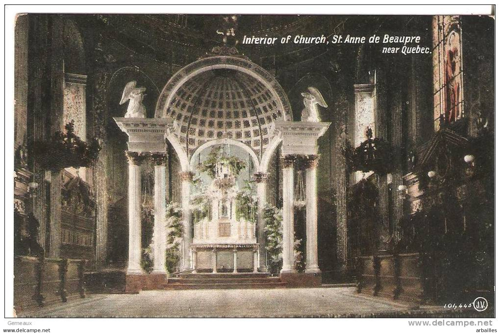 St Anne De Beaupré. Interior Of Church. - Ste. Anne De Beaupré