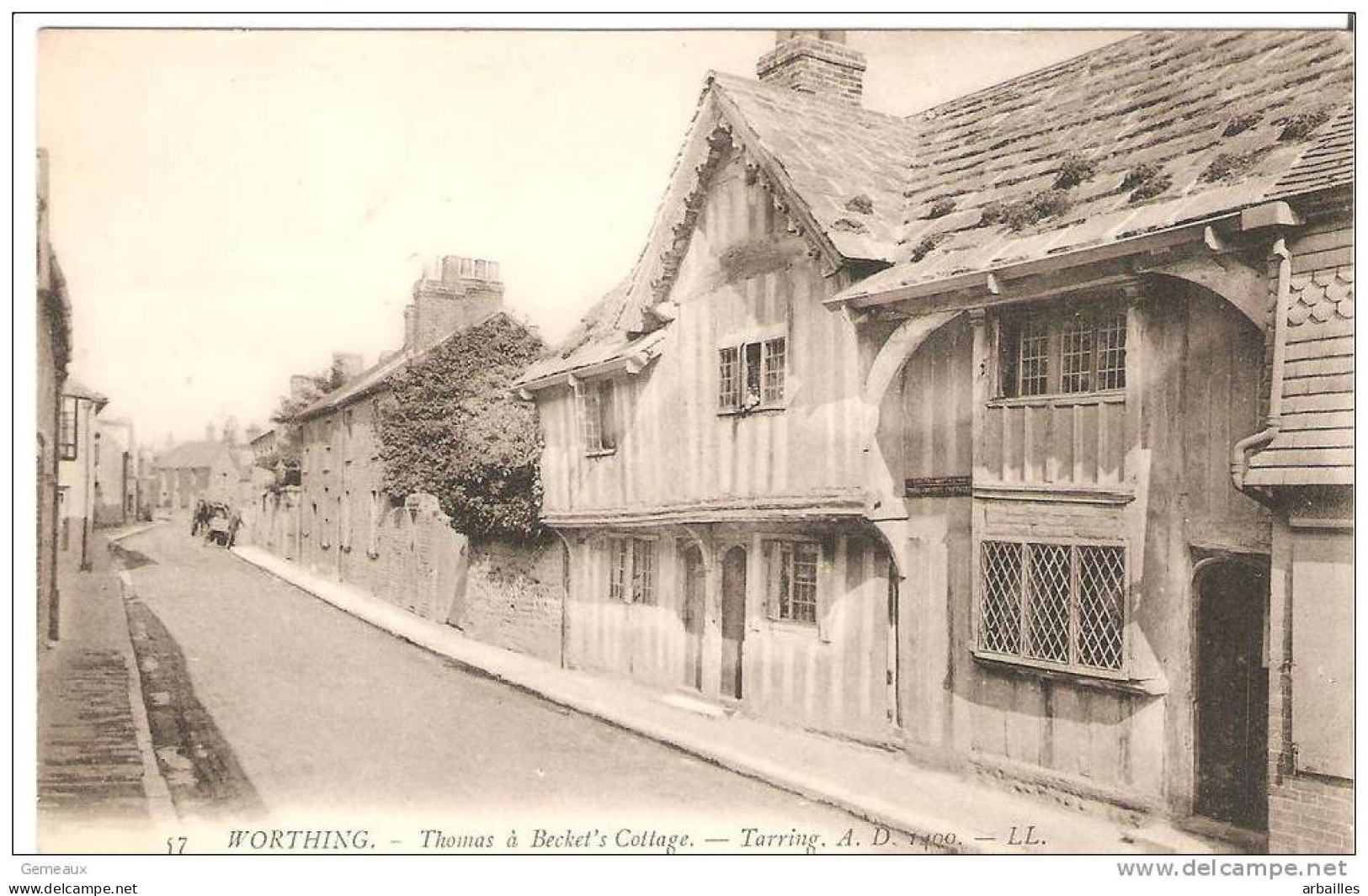 Worthing. Thomas A Becket's Cottage. - Worthing