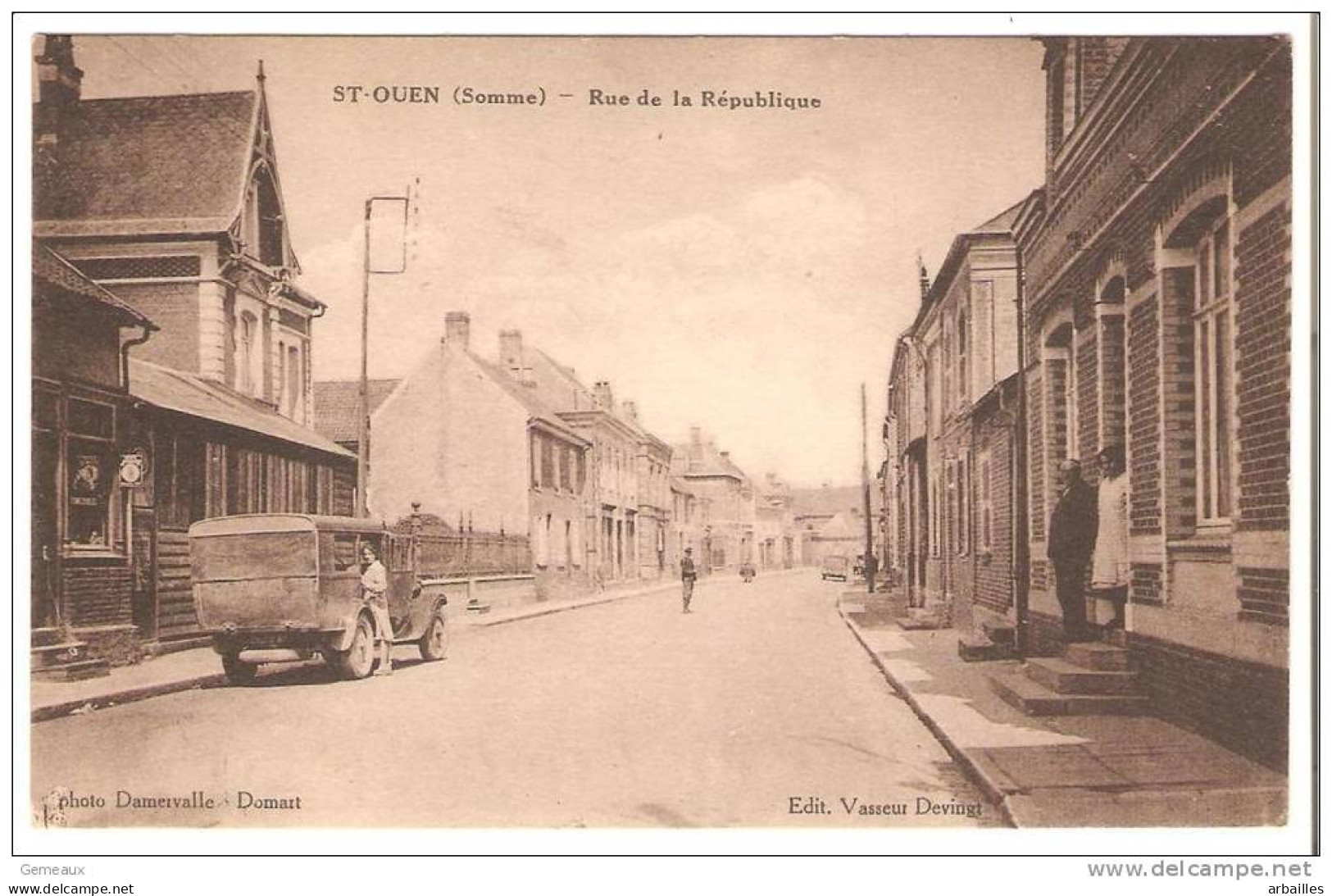 Saint-Ouen.Rue De La Republique. - Saint Ouen