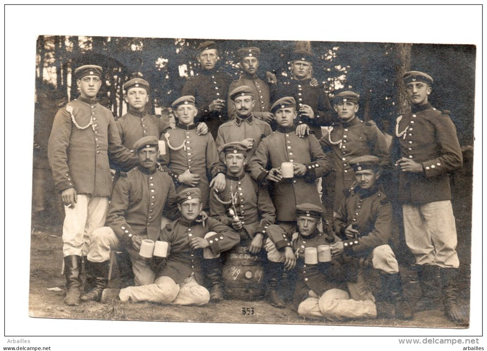 Lager-Hammelburg. Groupe De Militaires. 1909. - Hammelburg