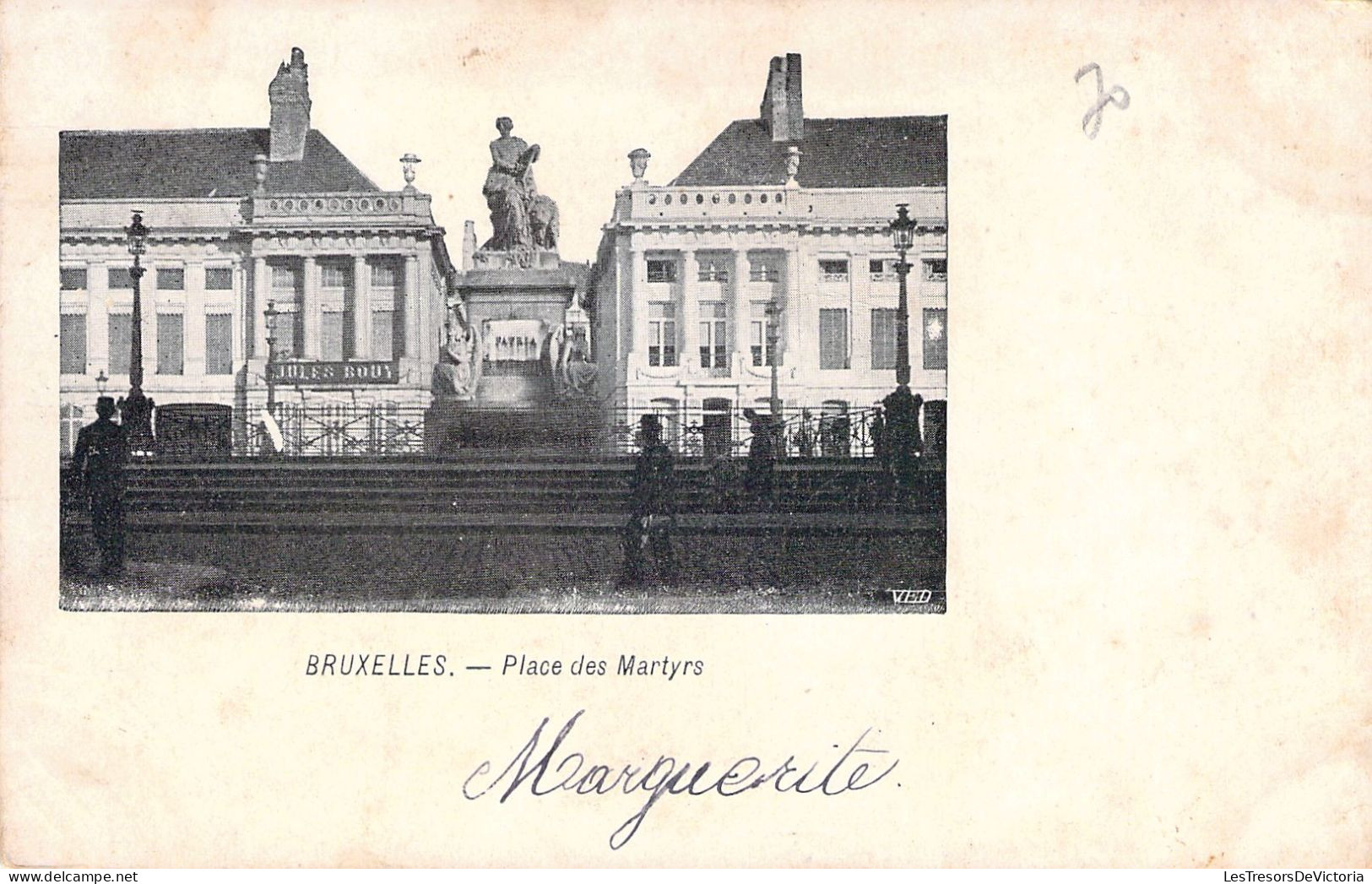 BELGIQUE - Bruxelles - Place Des Martyrs - Carte Postale Ancienne - Otros & Sin Clasificación