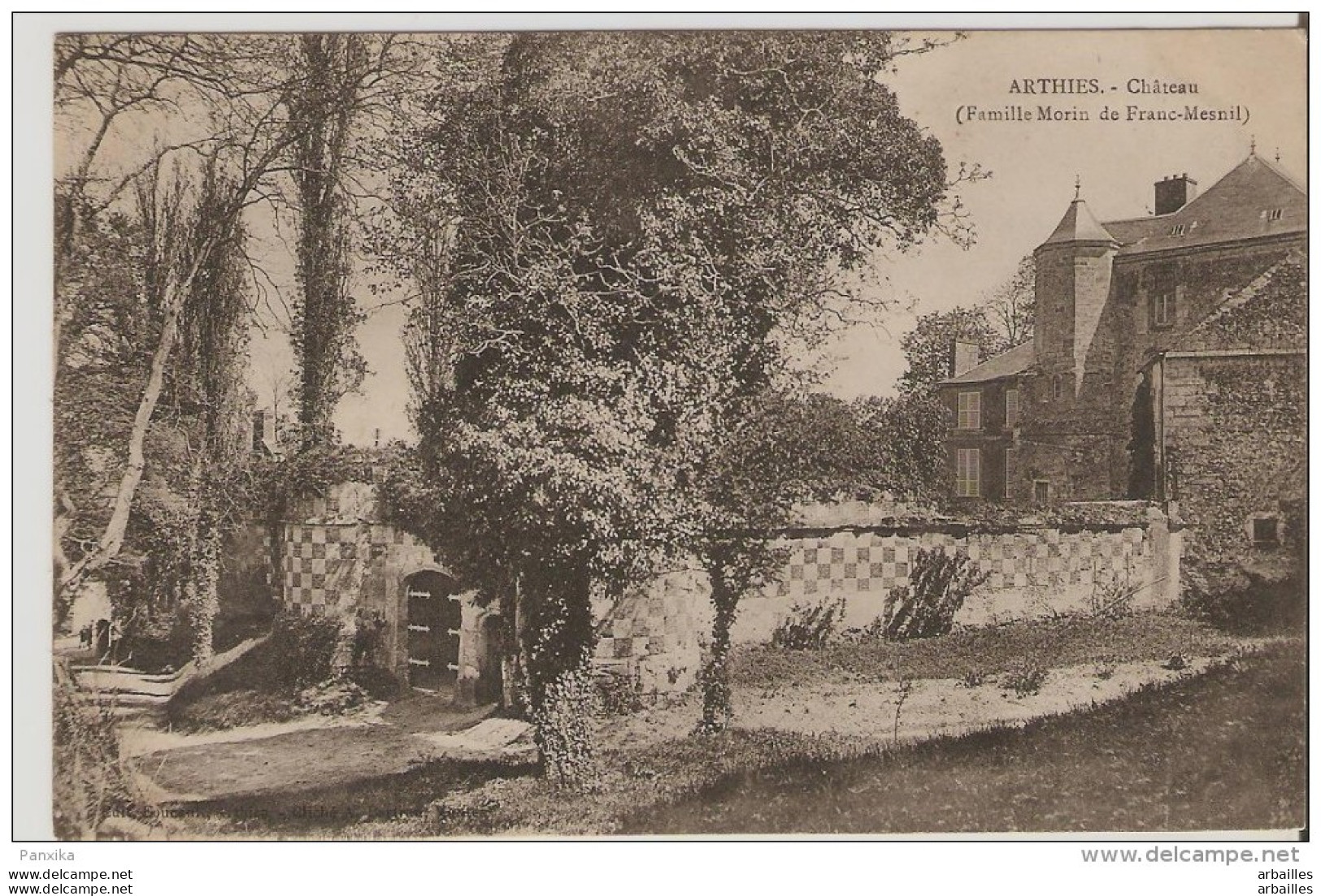 Arthies. Chateau. Famille Morin De France-Mesnil. - Arthies