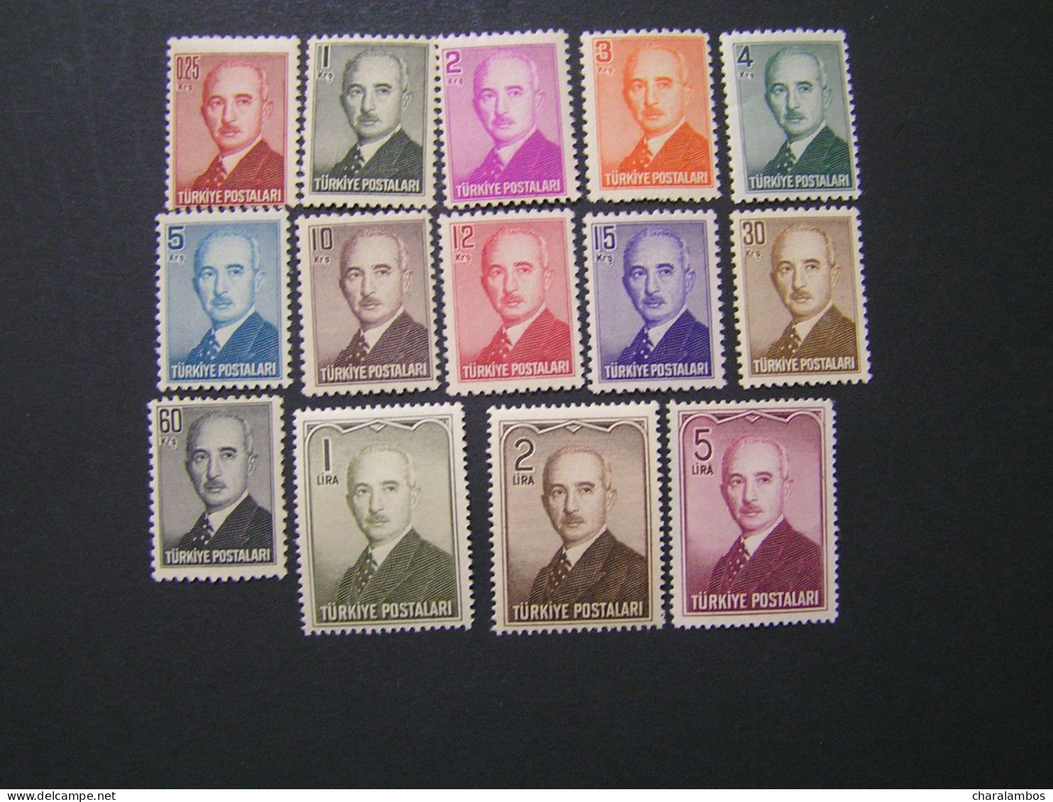 TURKEY 1948 Set  MNH - Unused Stamps