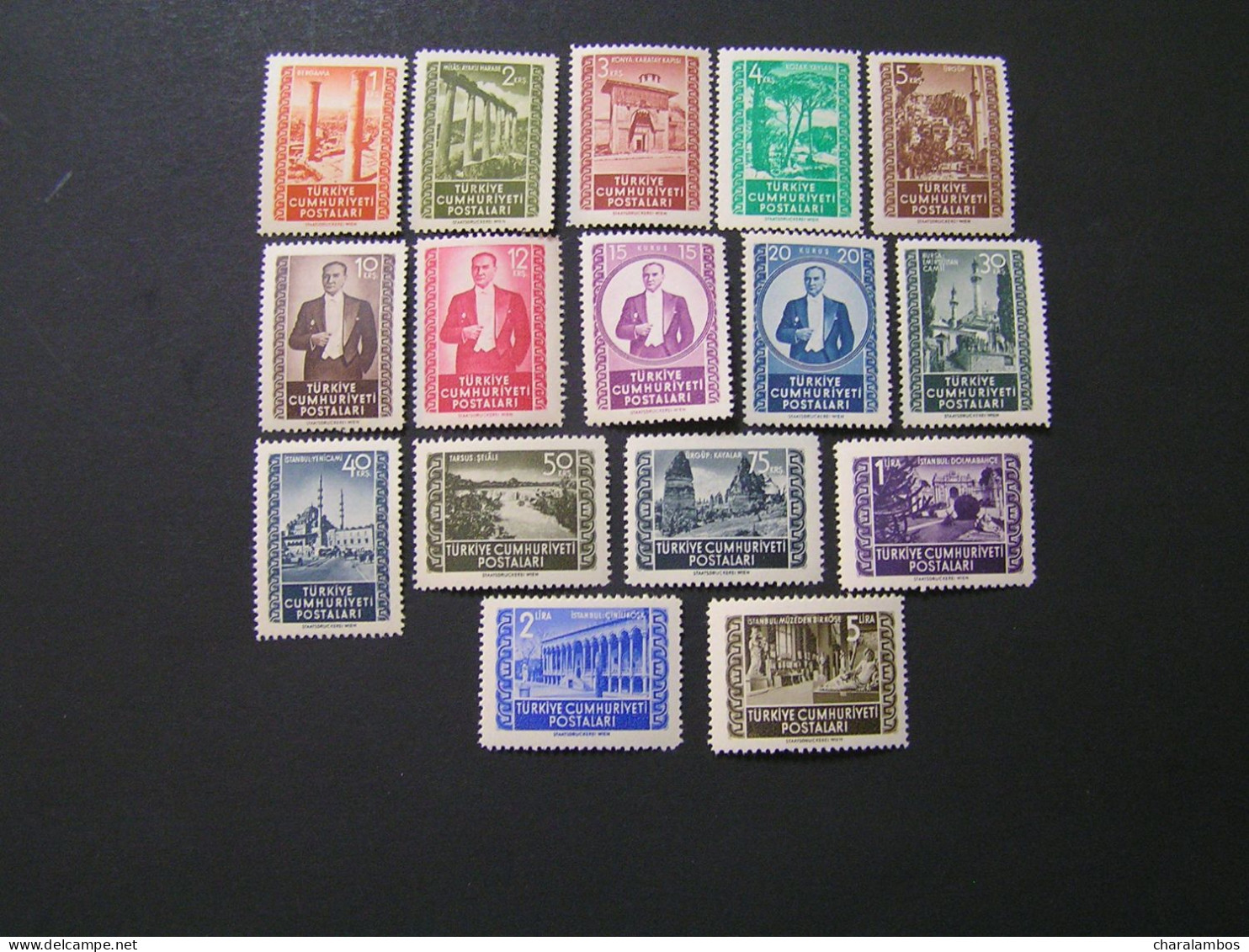 TURKEY 1952 Set  MNH - Unused Stamps