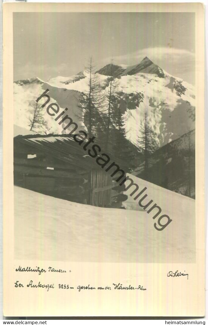 Mallnitzer Tauern - Ankogel - Häusleralm - Foto-Ansichtskarte - Verlag Reinhart Hebein Mallnitz - Mallnitz