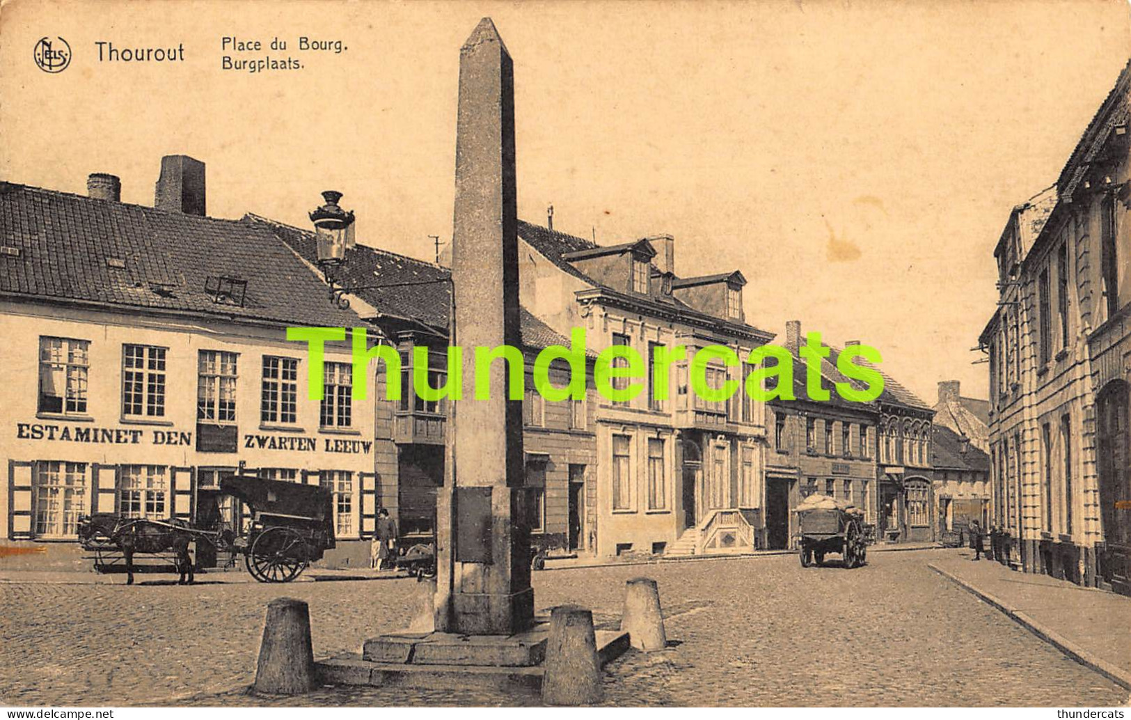 CPA TORHOUT THOUROUT PLACE DU BOURG BURGPLAATS  - Torhout