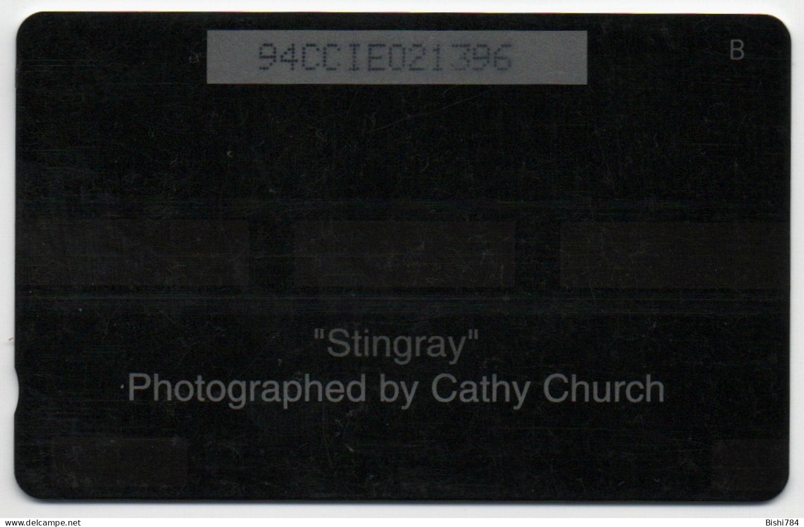 Cayman Islands - Stingray - 94CCIE (Large Control Number) - Iles Cayman