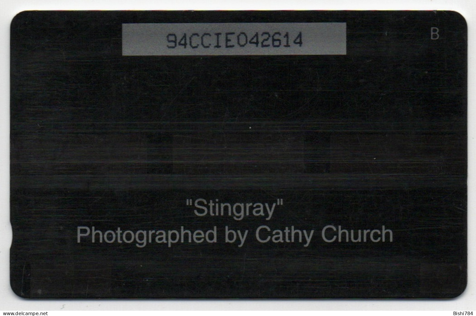 Cayman Islands - Stingray - 94CCIE (Small Control Number) - Iles Cayman