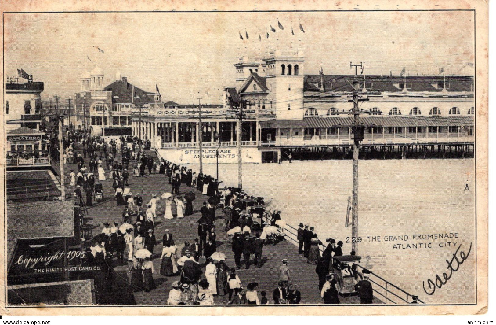 THE GRAND PROMENADE 1906 - Atlantic City