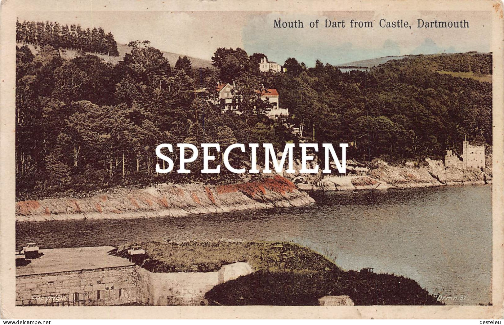 Mouth Of Dart From Castle - Dartmouth - Dartmoor