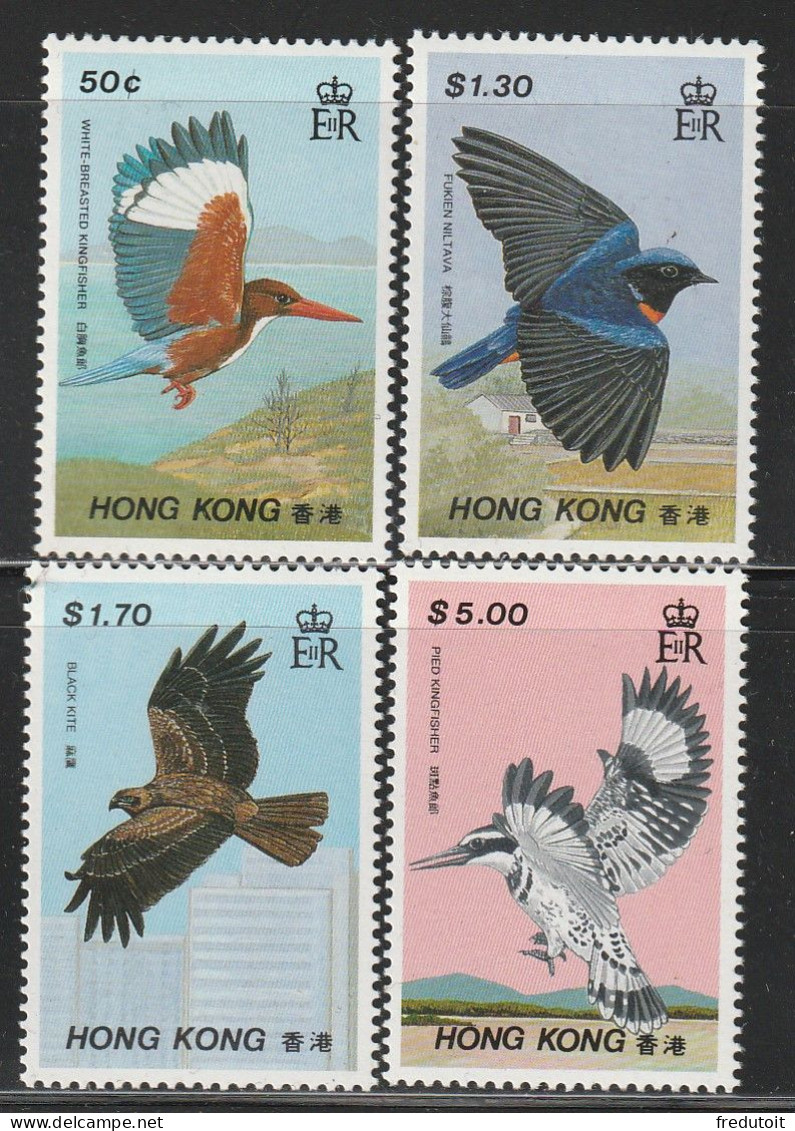 HONG KONG - N°528/31 ** (1988) Oiseaux - Unused Stamps