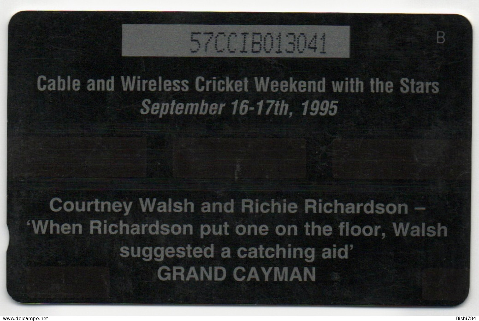 Cayman Islands - Courtney Walsh And Richie Richardson - 57CICCB (italic) - Iles Cayman