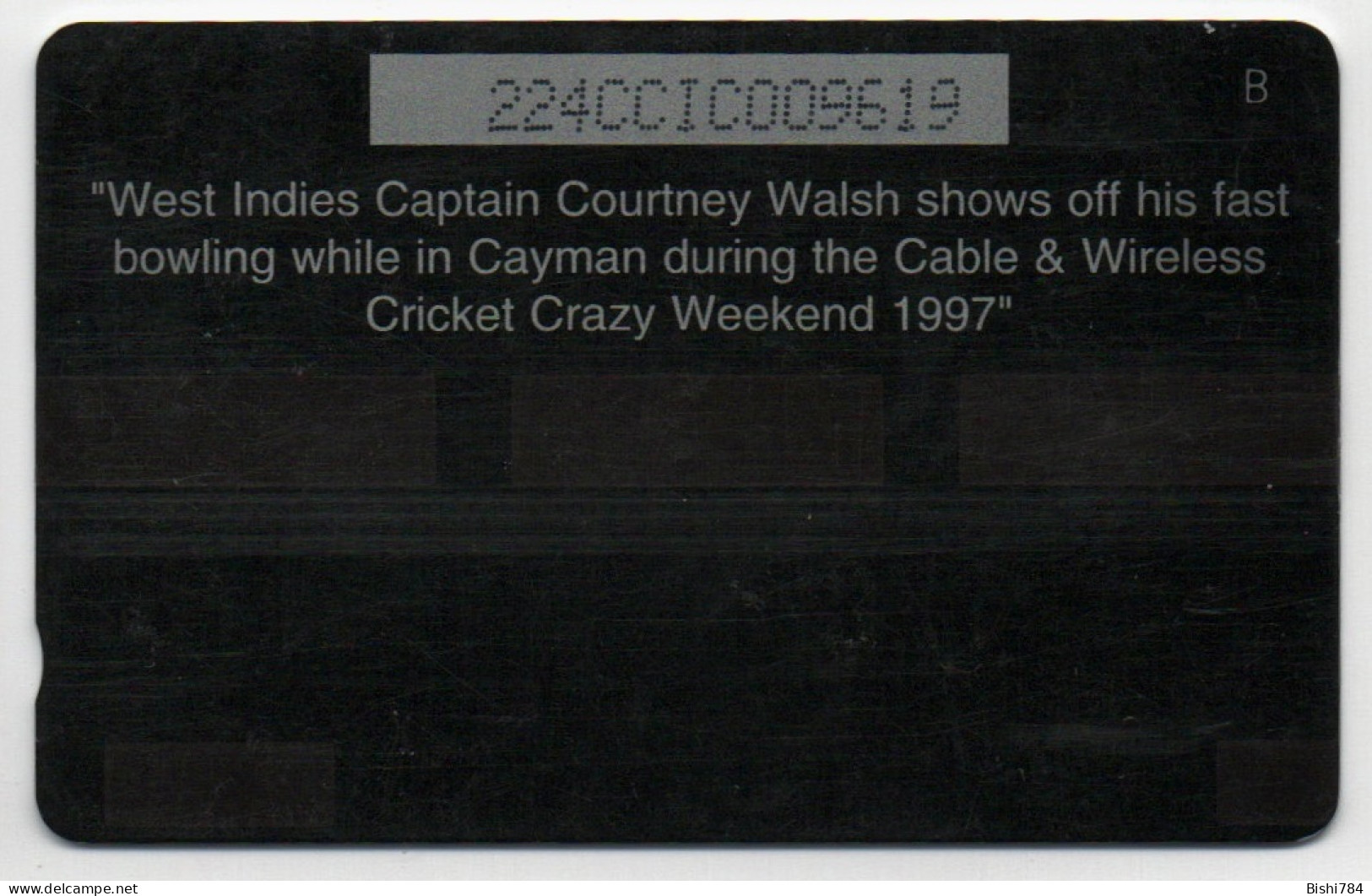 Cayman Islands - West Indies Captain Courtney Walsh - 224CCIC - Kaaimaneilanden