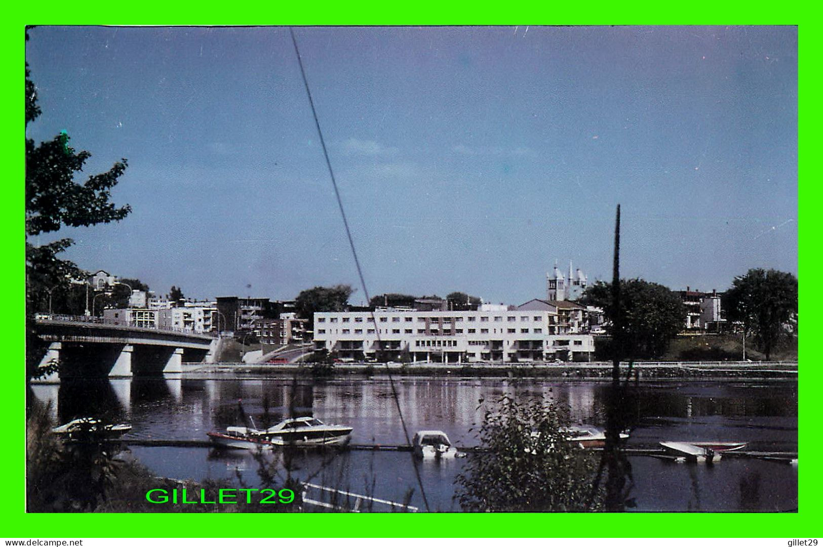 SHAWINIGAN, QUÉBEC - FOYER DEHAUFFE & BOUL. SAINT-MAURICE - CIRCULÉE EN 1986 - LS SOCIÉTÉ KENT INC - PHOTO, SHABONI - - Trois-Rivières