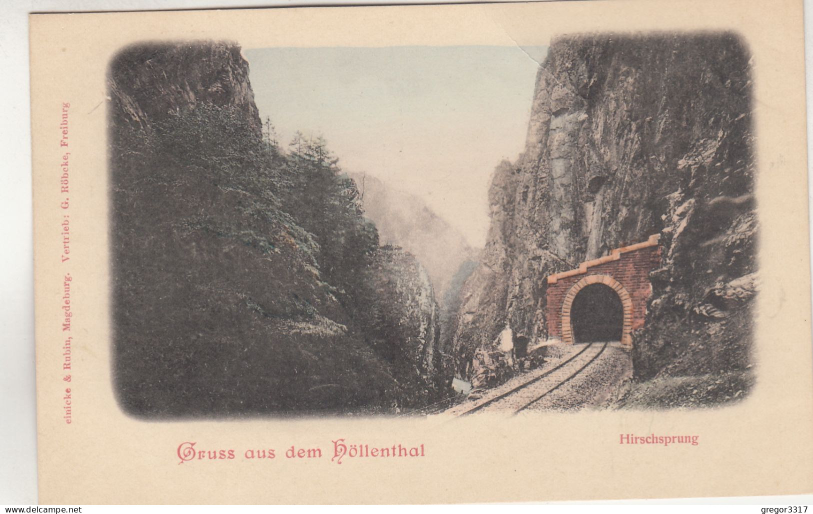 C9039) GRUSS Aus Dem HÖLLENTAL - Hirschsprung - Bahngleise Tunnel - Höllental