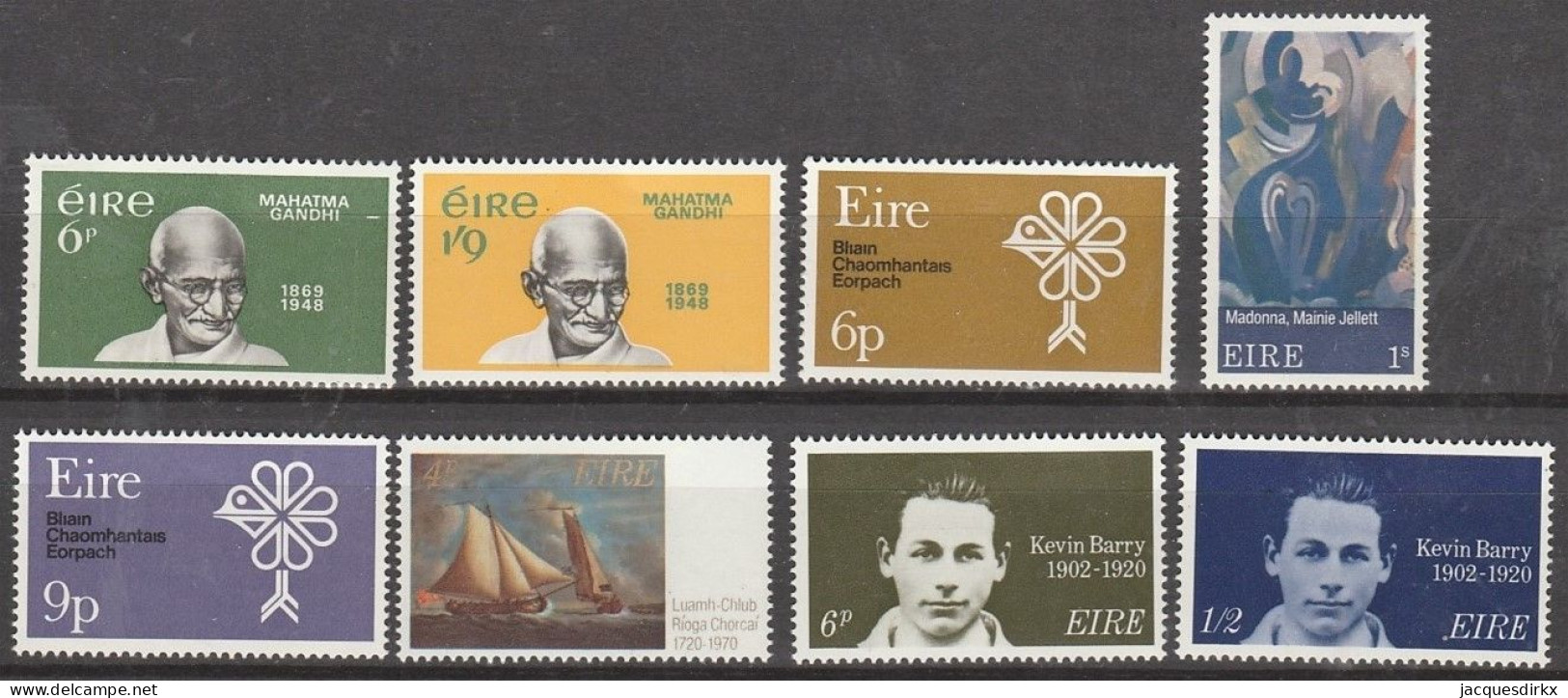 Ireland      .   Y&T      .    8 Stamps     .    **      .   MNH - Nuevos