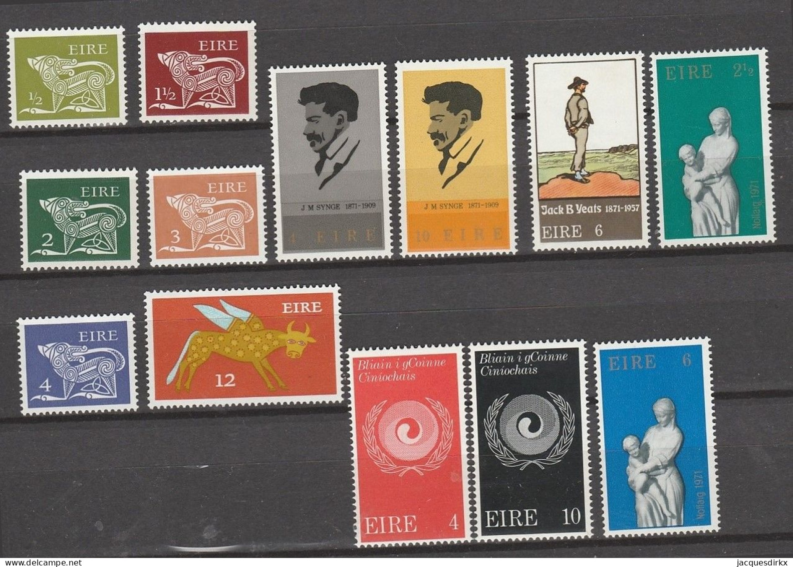 Ireland        .   Y&T    .   13 Stamps     .    **      .   MNH - Neufs