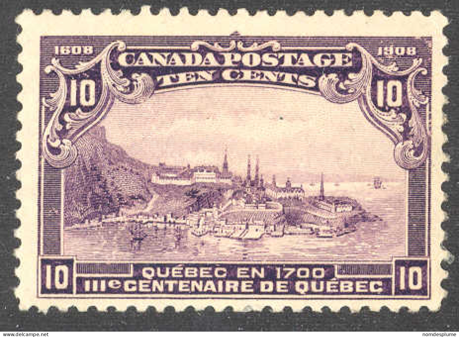 1272) Canada 1908 MH - Neufs