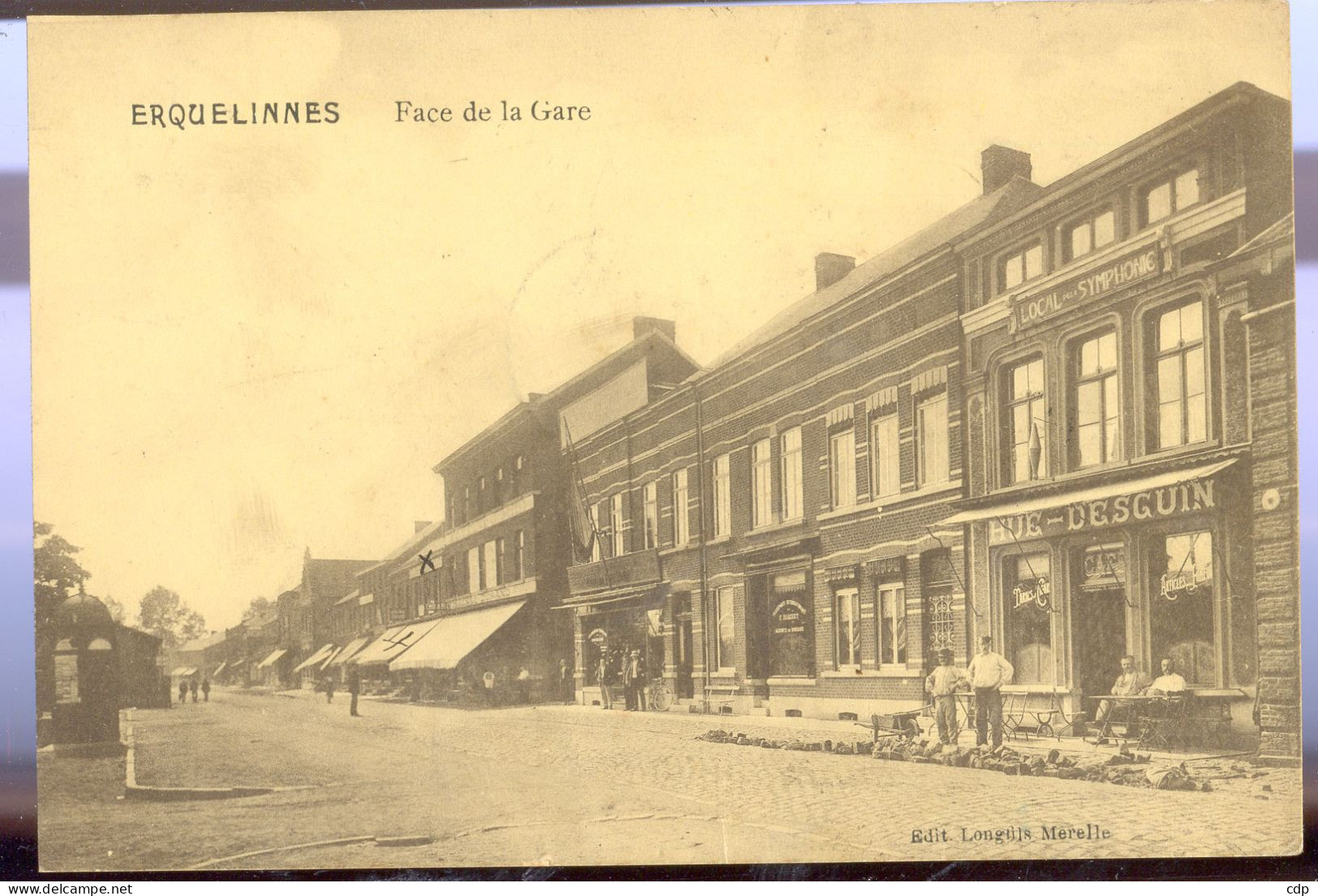 Cpa Erquelinnes   Magasins  1911 - Erquelinnes