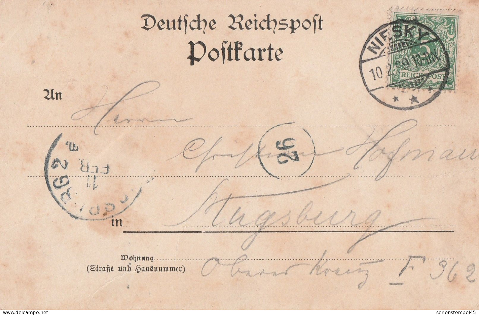 Ak Gruss Aus Niesky Knaben Anstalt 1899 - Niesky