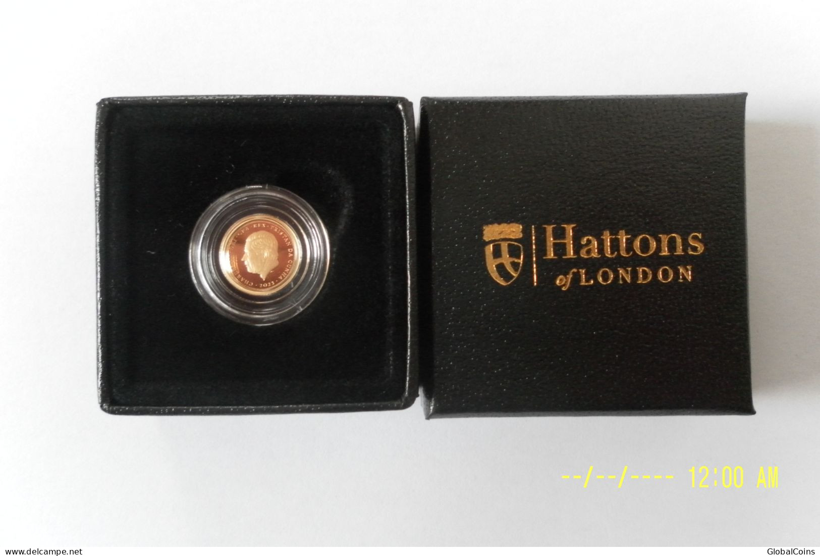 Hattons Of London THE 2023 KING CHARLES III Accession GOLD ONE EIGHTH SOVEREIGN - Mint Sets & Proof Sets