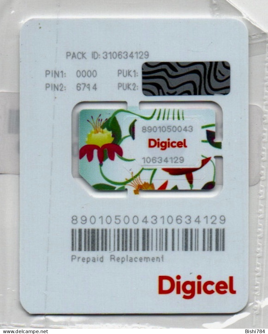 Grenada - DIGICEL GSM Sim Card (MINT) - Granada