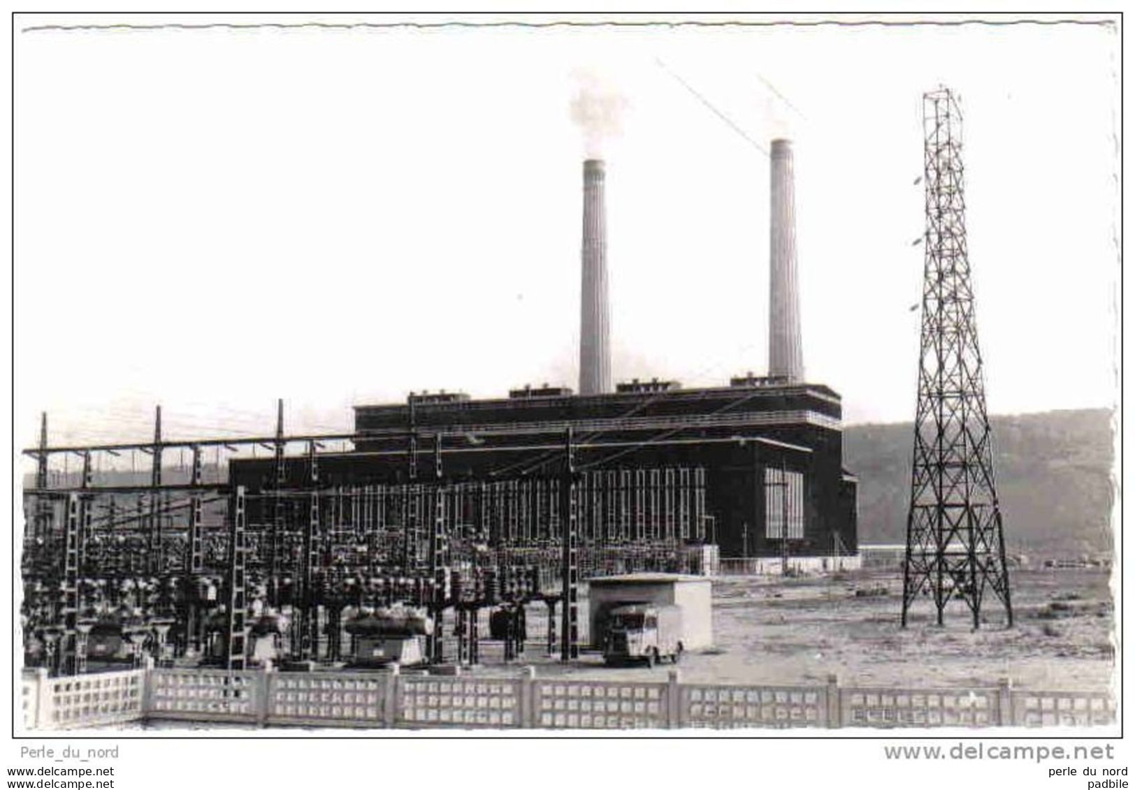 Carte Postale 78. Porcheville La Centrale Thermique EDF Trés Beau Plan - Porcheville