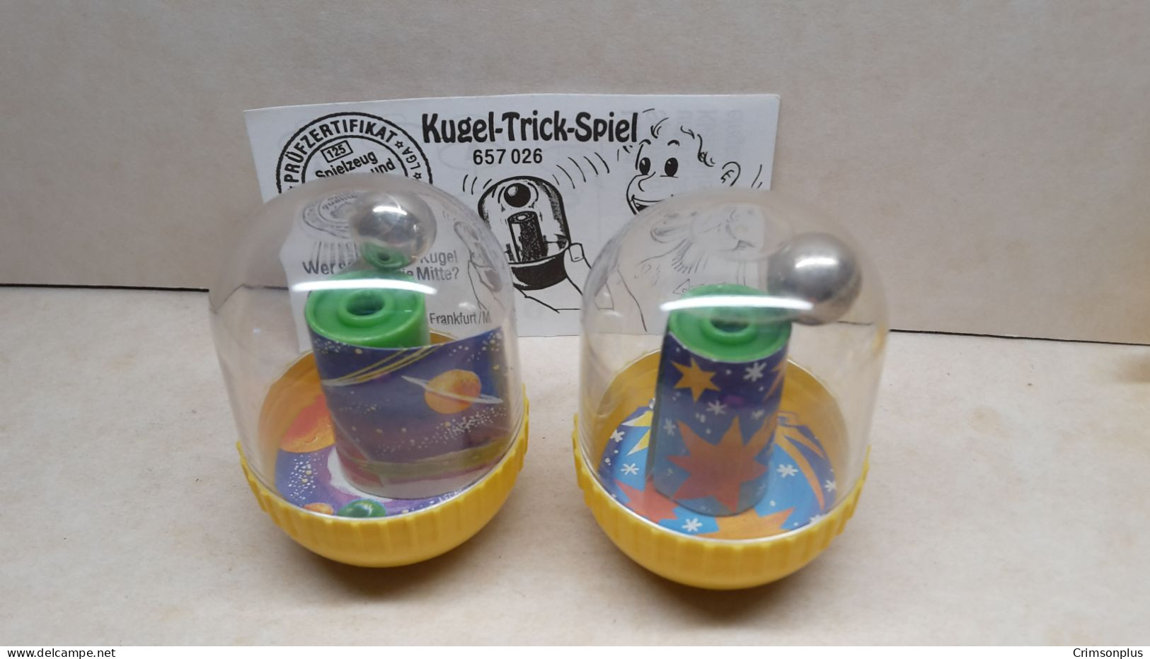 1995 Ferrero - Kinder Surprise - 657026 - Kugel-Trick-Spiel - Complete Set + BPZ - Monoblocs