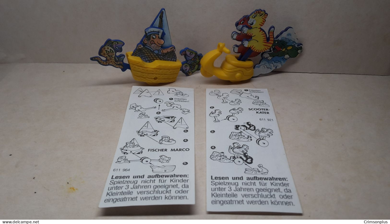 1997 Ferrero - Kinder Surprise - 611921 & 611964 - Spiel Und Spaß Am Meer - Complete Set+ 2 BPZ's - Monoblocs