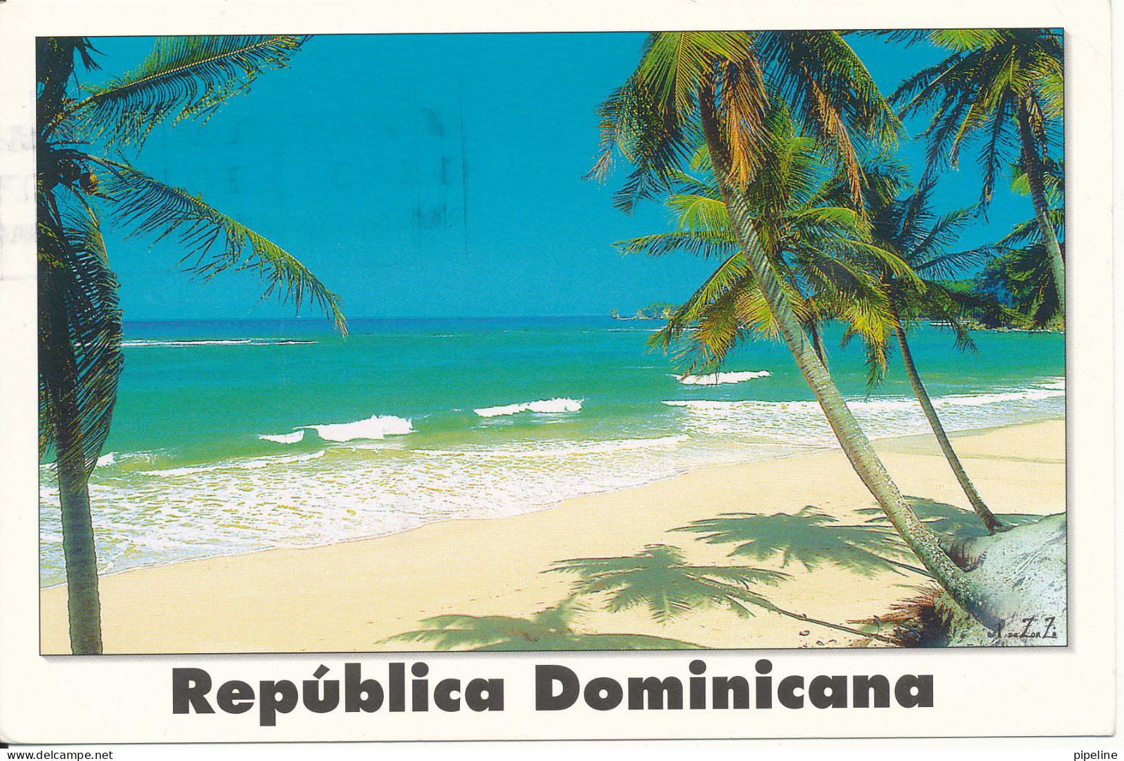 Dominicana Postcard Sent To Denmark 8-3-2001 (Playa Del Norte) - Dominikanische Rep.