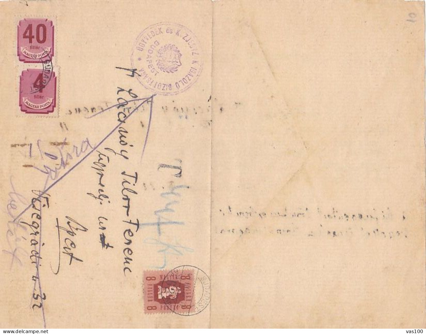 WORKER, VALUES, STAMPS ON CERTIFICATE, 1947, HUNGARY - Covers & Documents