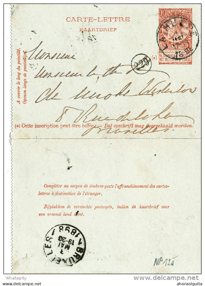 Carte-Lettre Fine Barbe - LA HULPE 1898 Vers Le Comte De Merode Westerloo - Signé André Serruys  ---  XX247 - Kartenbriefe