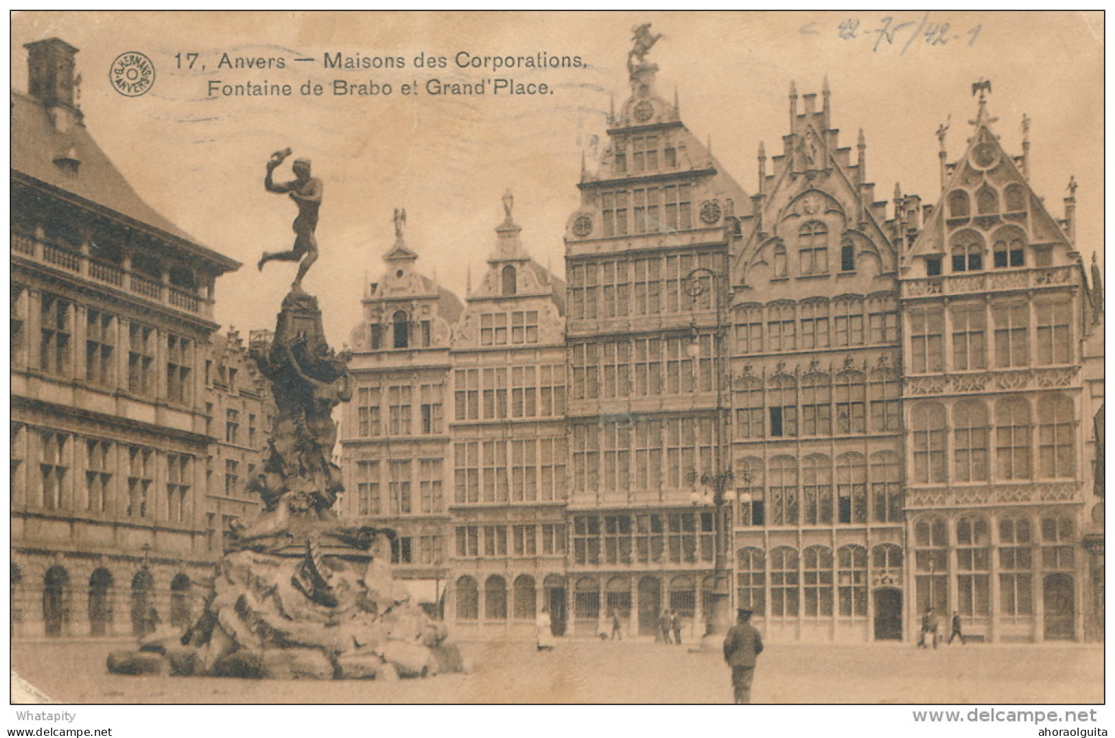 ESPERANTO - BELGIUM - Carte-Vue TP Grosse Barbe + Vignette Congrès ANTWERPEN 1911 Vers MONTPELLIER  -- C1/794 - Esperánto