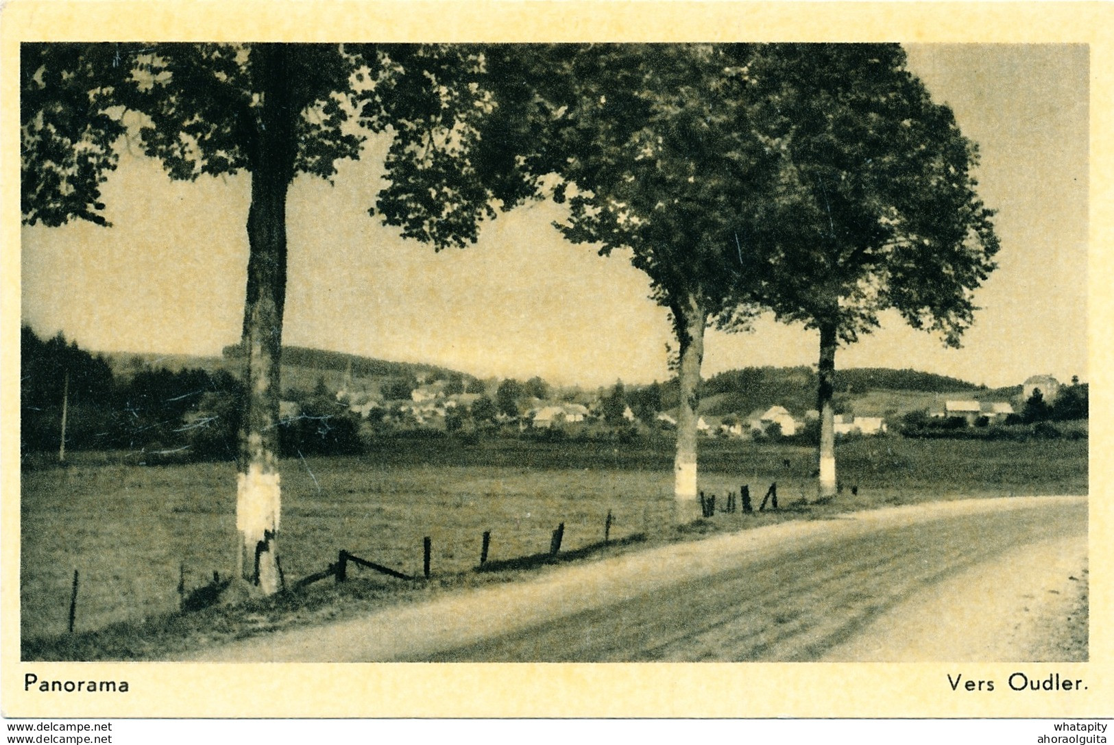 096/26 - CANTONS DE L'EST - Carte-Vue Panorama Vers OUDLER - Non Utilisée - Burg-Reuland