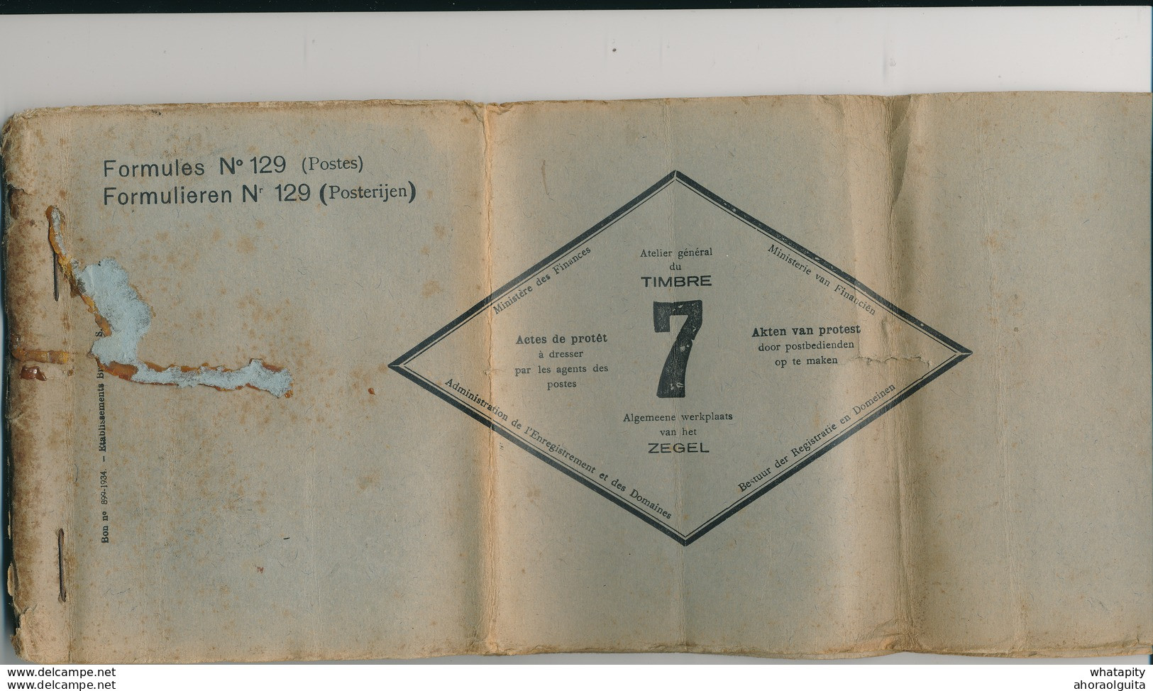 757/29 -- Carnet De Protets Complet - 50 Feuillets - Bureau Postal SCHILDE 1938/39 - Emissions Poortman , Expo 39 , Léop - Post Office Leaflets