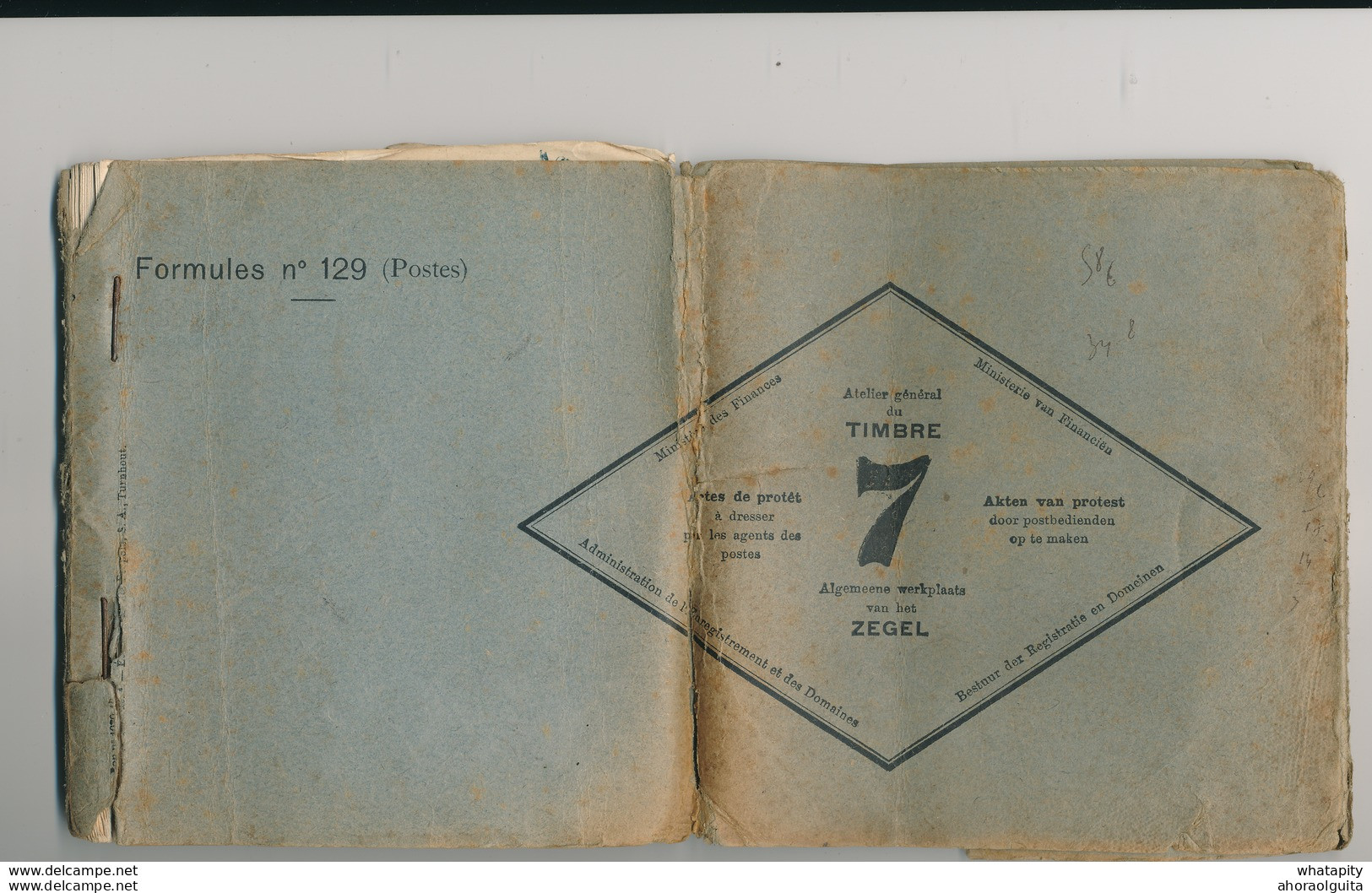 756/29 -- Carnet De Protets Complet - 50 Feuillets - Bureau Postal SCHILDE 1935/37 - Emissions Képi , Expo 35 , Léopold - Post Office Leaflets