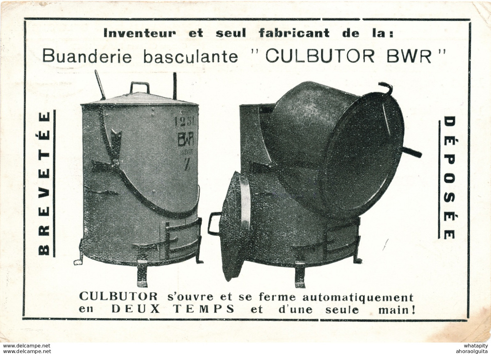 571/27 -  Carte Illustrée TP Lion Héraldique ROESELARE 1933 - Buanderie Culbutor , Belpaire-Wyffels - 1929-1937 Heraldischer Löwe