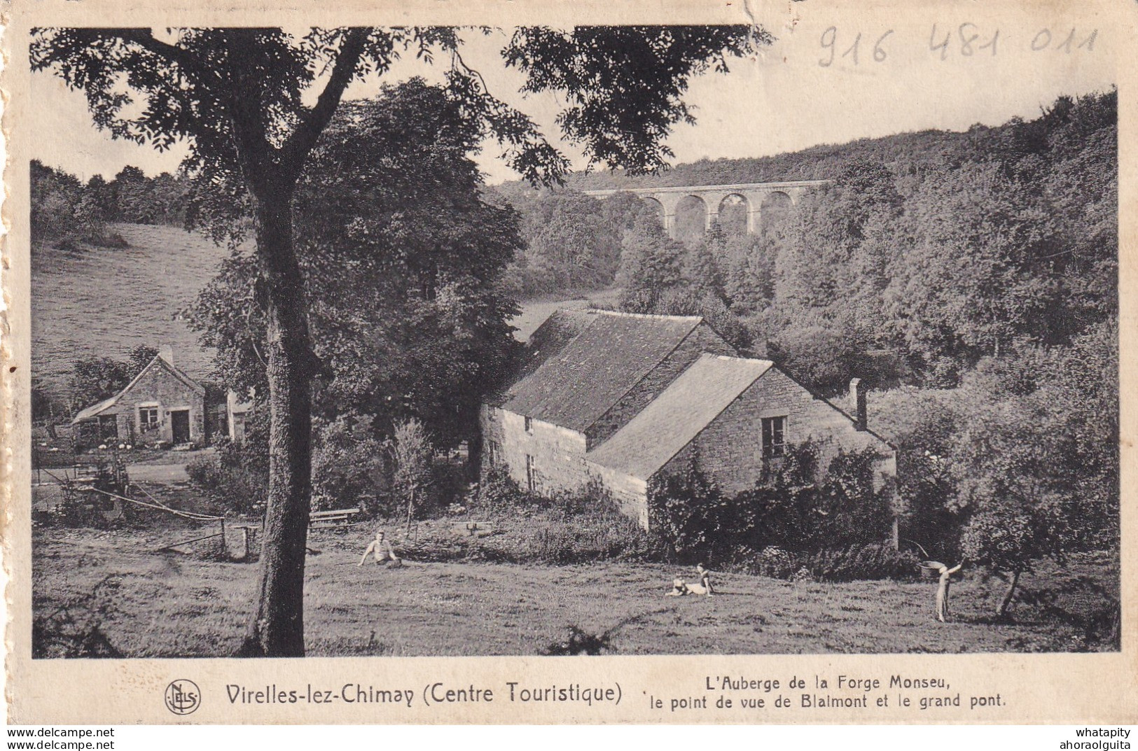 DDX 097 - TAXATION Sur Poste Militaire - Carte-Vue D'un Soldat Belge à CHIMAY En 1945 Vers WASSEIGES - Taxée Par ERREUR - Storia Postale