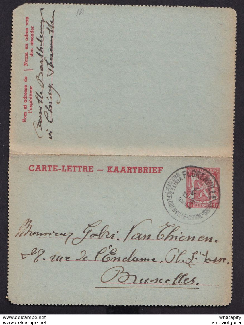 DDAA 114 - Carte-Lettre Petit Sceau 1 F - SBEP No 29 FLORENVILLE 1944 - Signée Barthelemy à CHINY - Letter-Cards