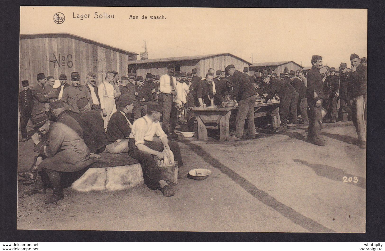 DDZ 649 - Lager SOLTAU Camp - Carte Neuve Aan De Wasch/La Lessive - Edition Nels - Prigionieri