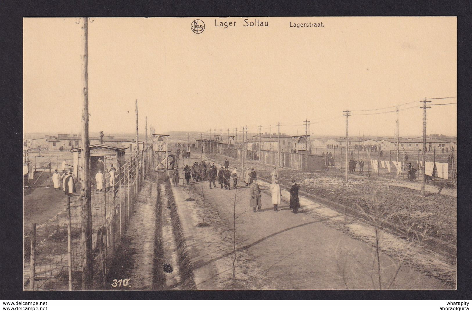 DDZ 647 - Lager SOLTAU Camp - Carte Neuve Lagerstraat/Rue Principale - Edition Nels - Prisoners