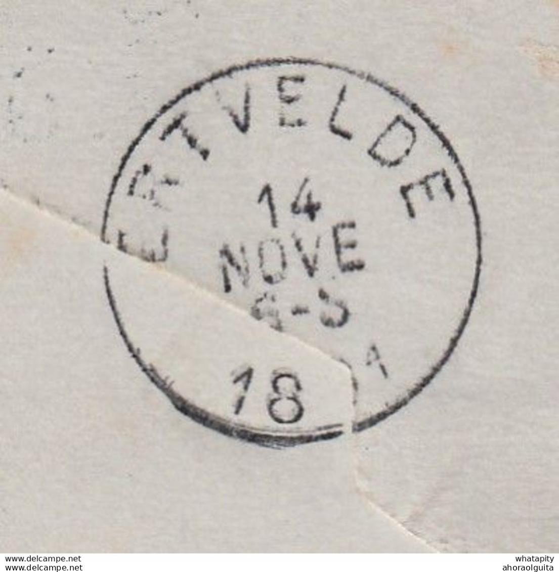 DDY 309 - Enveloppe-Lettre Type TP 46 DIEST 1891 Vers De Cooman , Onderpastoor Te ERTVELDE - Sobres-cartas