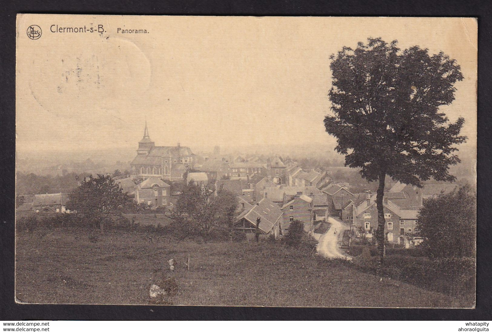 DDBB 575 - Carte-Vue Clermont TP Jeux Olympiques THIMISTER CLERMONT 1920 Vers BOMA Congo - RARE Emploi Vers Etranger - Verano 1920: Amberes (Anvers)