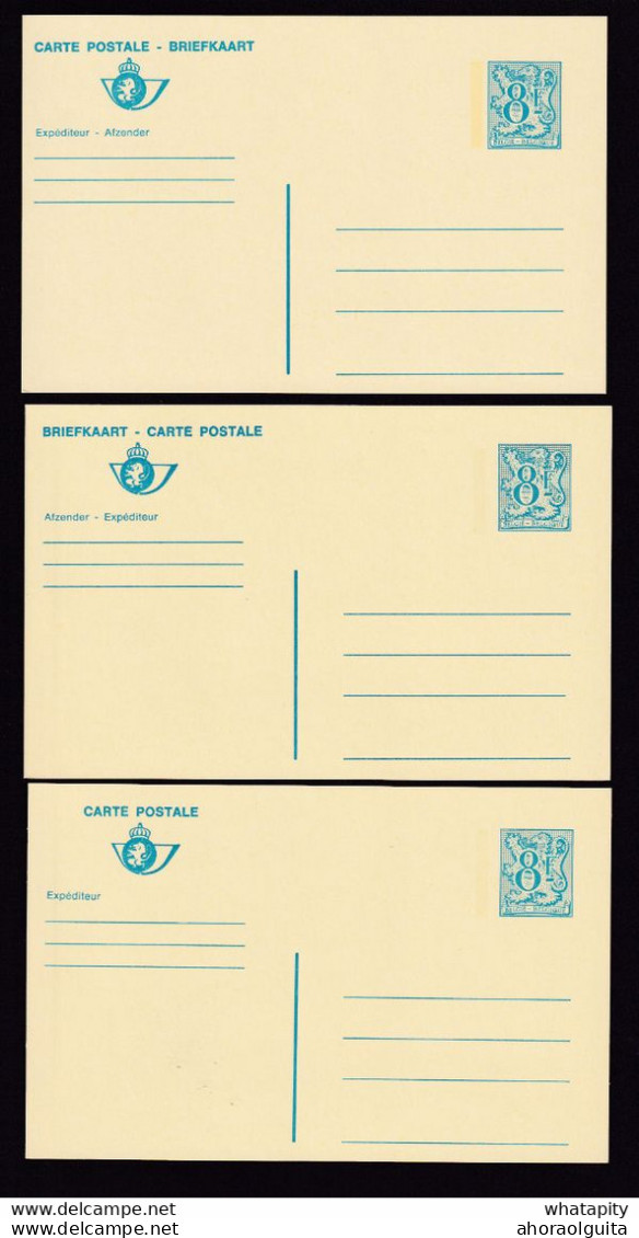DDBB 205 - 5 X Entier Carte Postale 8 F  - COMPLET Catalogue SBEP 192 I à V - Fraicheur Postale - Cartes Postales 1951-..