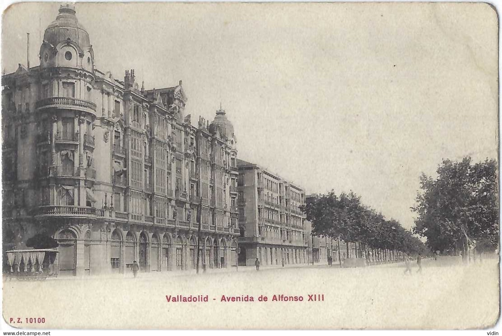 ESPAGNE SPAIN VALLADOLID Avenida De Alfonso XIII Cachet Bleu - Valladolid