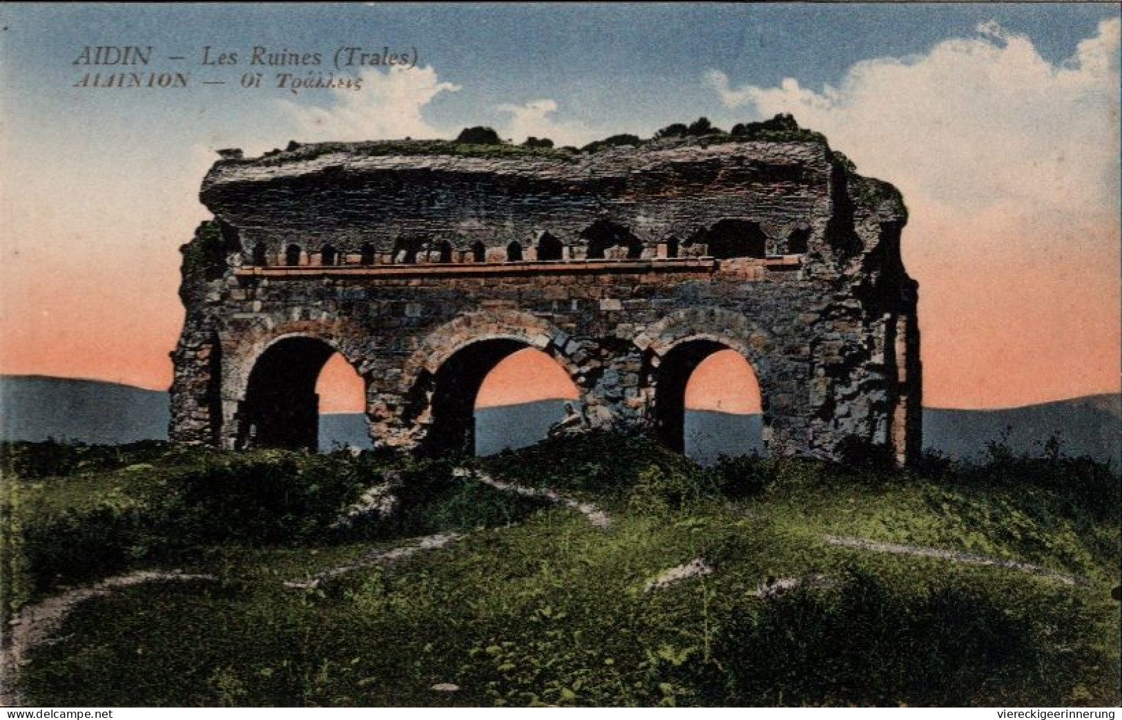 ! Old Postcard Türkei, Aidin, Les Ruines - Turkey