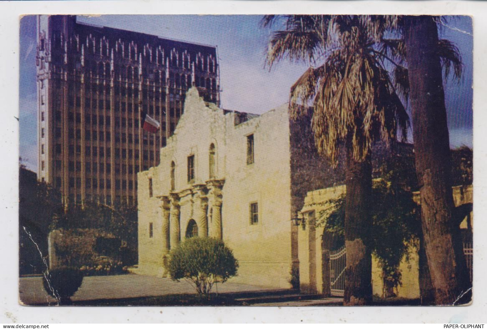 USA - TEXAS - SAN ANTONIO, The Alamo, 1951, Österreich Zensur - San Antonio
